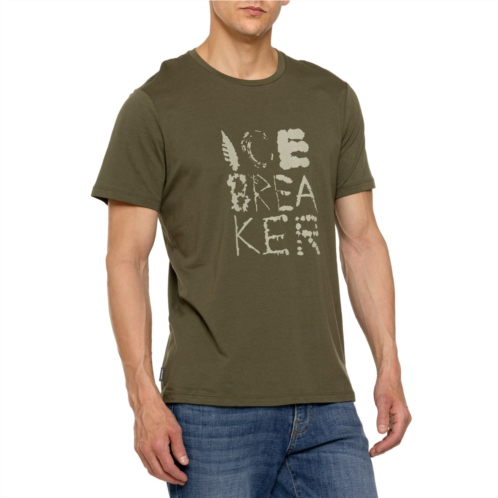 Icebreaker Loden Logo T-Shirt - Short Sleeve