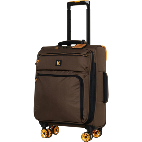 IT Luggage 21” Compartment Spinner Carry-On Suitcase - Softside, Expandable, Falcon Haze