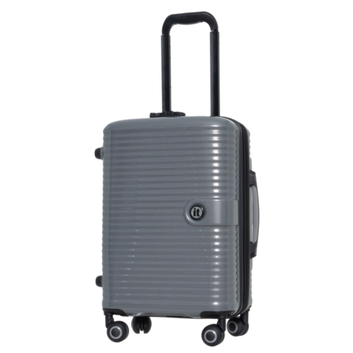 IT Luggage 21.3” Infinispin Carry-On Spinner Suitcase - Hardside, Expandable, Charcoal Gray