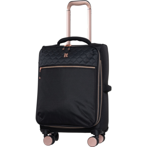 IT Luggage 22” Divinity II Carry-On Spinner Suitcase - Softside, Expandable, Black
