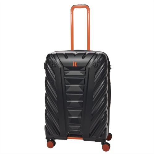 IT Luggage 27.6” Escalate Spinner Suitcase - Hardside, Expandable, Black