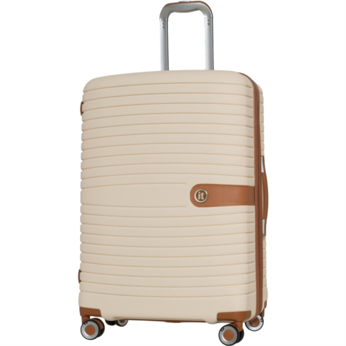 IT Luggage 27.9” Encompass Spinner Suitcase - Hardside, Expandable, Cream