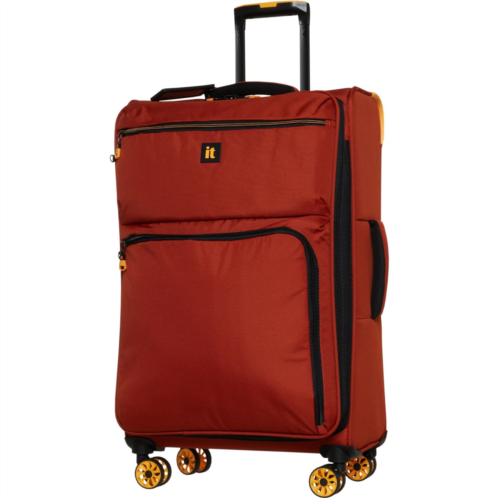 IT Luggage 28” Compartment Spinner Suitcase - Softside, Expandable, Brown