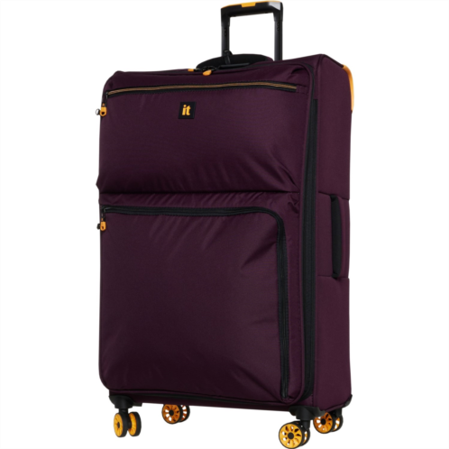 IT Luggage 32” Compartment Spinner Suitcase - Softside, Expandable, Wine Mist