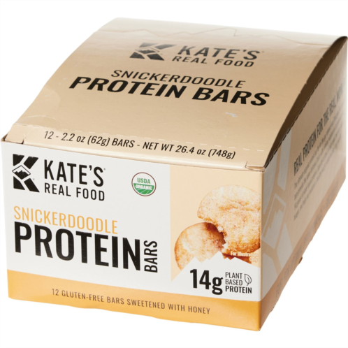 Kate  s Real Food Snickerdoodle Protein Bars - 12-Pack