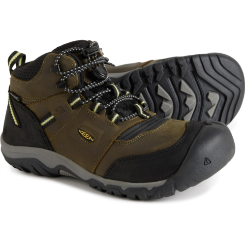Keen Boys Ridge Flex Mid Hiking Boots - Waterproof, Leather