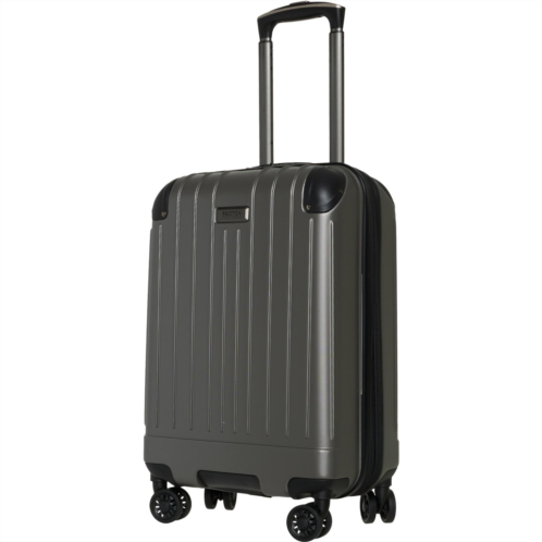 Kenneth Cole 20” Flying Axis Spinner Carry-On Suitcase - Hardside, Expandable, Silver