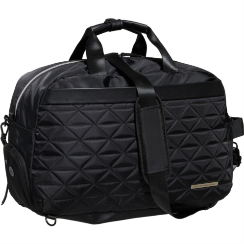Kenneth Cole Reaction Emma Quilted 3-in-1 Convertible Duffel Bag - Black