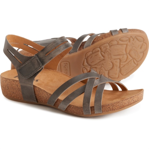 Korks Primrose Wedge Sandals - Leather (For Women)