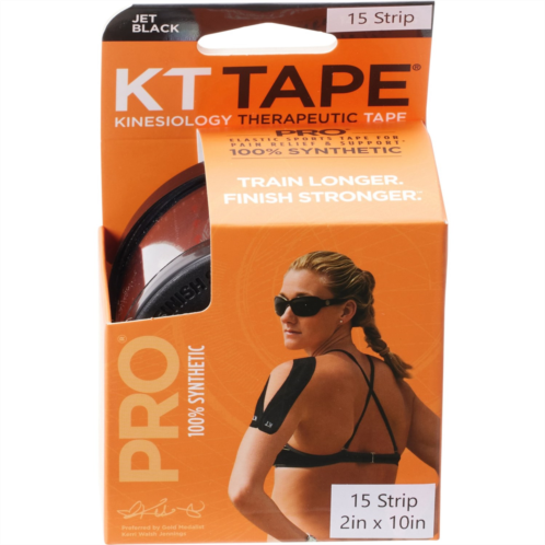 KT Tape Pro Kinesiology Therapeutic Pre-Cut Strips - 15-Pack
