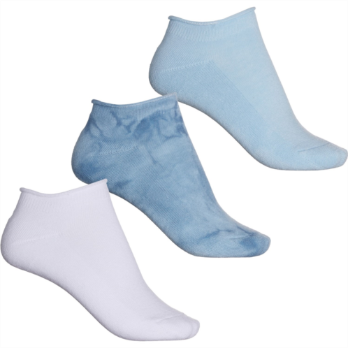 Lemon Half Cushion Terry Cloud Rolltop Low-Cut Socks - 3-Pack, Below the Ankle (For Women)