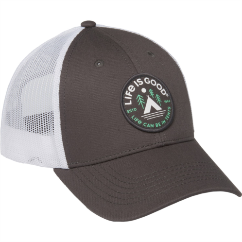 Life is Good In Tents Baseball Cap (For Women)