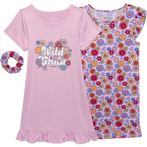 Life is Good Little Girls Supersoft Nightgowns - 2-Pack