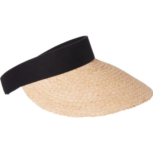 Lulla Raffia Visor Hat (For Women)