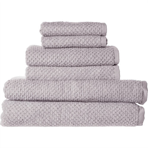 Madison Studio Bath Towel Bundle Set - 6-Pack, Pewter