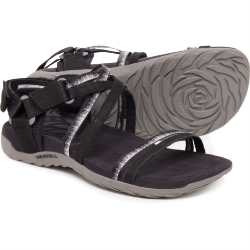 Merrell Terran 3 Cush Lattice Sandals- Leather, Wide Width (For Women)