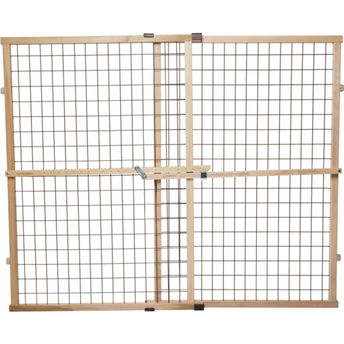 Mypet Extra Tall and Wide Wire Mesh Pet Gate - 37x30-48”