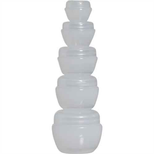 MYTAGALONGS Pyramid Travel Jars - Set of 5