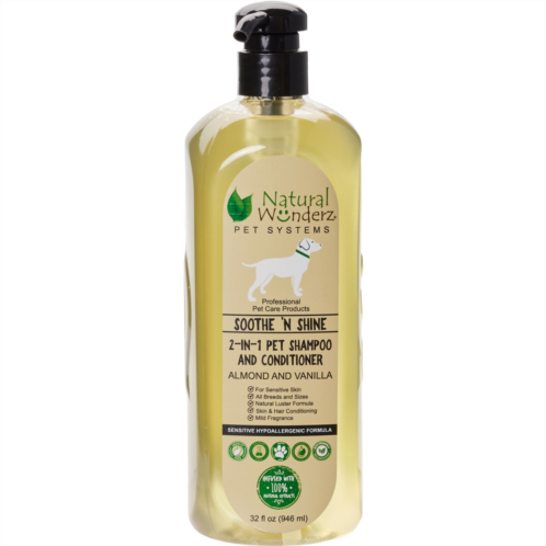 Natural Wunderz Soothe N Shine Pet Shampoo - 32 oz.