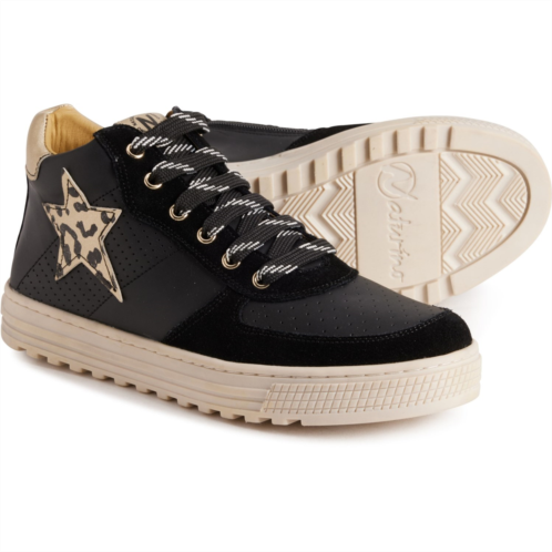 Naturino Girls Hess High Zip Sneakers - Leather