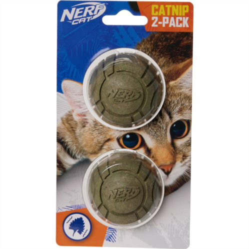 Nerf Cat Catnip Solid Sonic Ball - 2-Pack