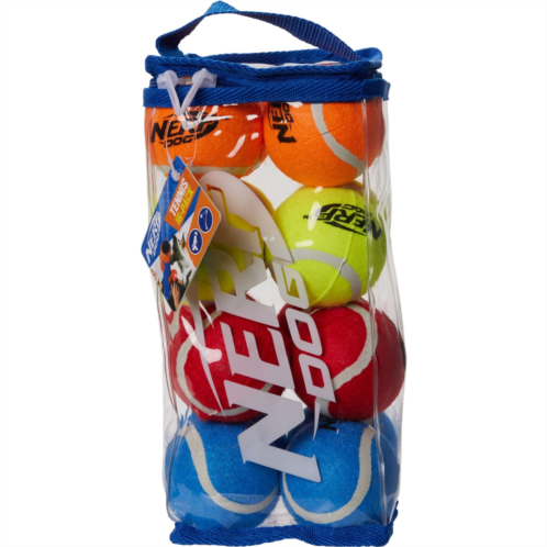 Nerf Non-Squeak Tennis Ball Dog Toy - 16-Pack