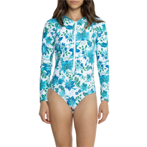 NIPTUCK Una Boheme Flowers One-Piece Paddlesuit - UPF 50+, Long Sleeve