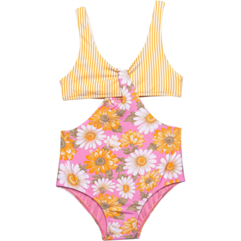 O  Neill Big Girls Sunnyside Floral Loop One-Piece Swimsuit