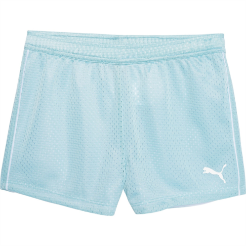 Puma Big Girls Double Mesh Shorts