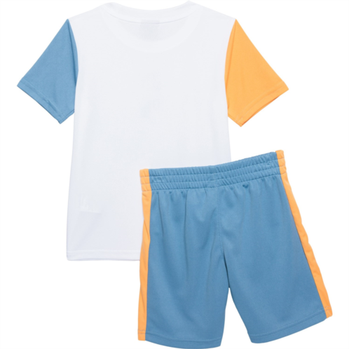 Puma Little Boy Interlock-Performance T-Shirt and Mesh Shorts Set - Short Sleeve