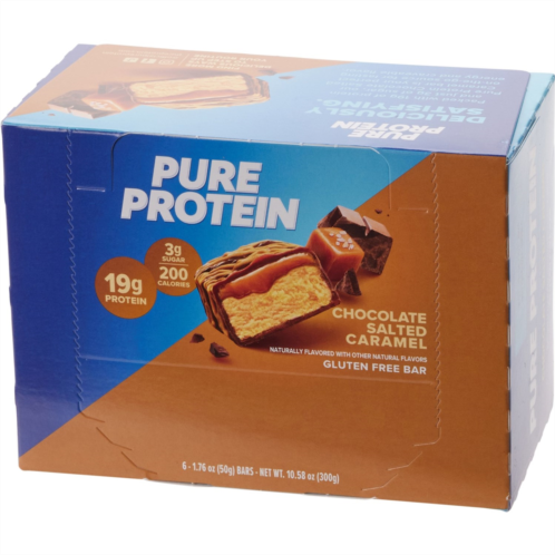 Pure Protein Chocolate Salted Caramel Protein Bars - 6-Count