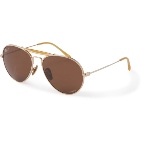 Ray-Ban Titanium Arista Aviator RB8063 (056597389617) Sunglasses - Polarized (For Men and Women)