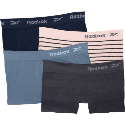 Reebok Seamless Panties - 4-Pack, Boy Shorts