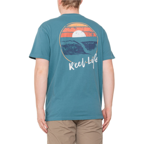 Reel Life Ocean Washed Catch Wave T-Shirt - Short Sleeve