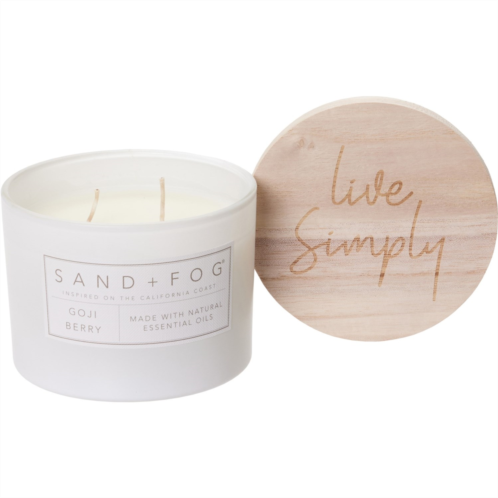 SAND AND FOG 12 oz. Live Simply Goji Berry Candle - 2-Wick