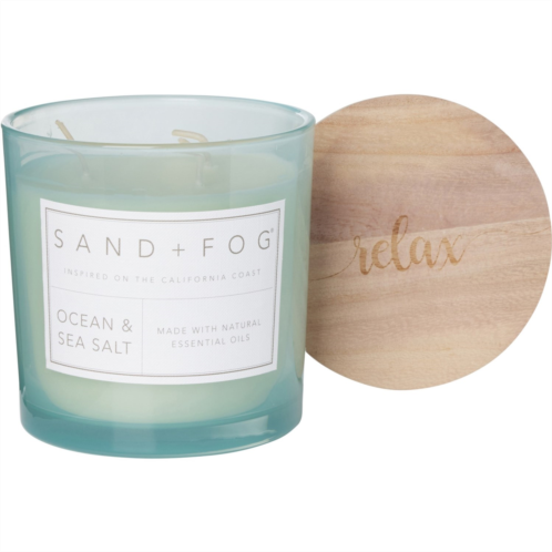 SAND AND FOG 21 oz. Relax Ocean Sea Salt Candle - 3-Wick