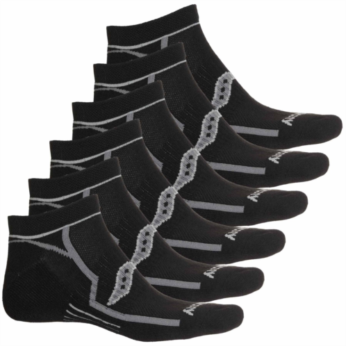 Saucony Bolt No-Show Socks - 6-Pack, Below the Ankle (For Men)