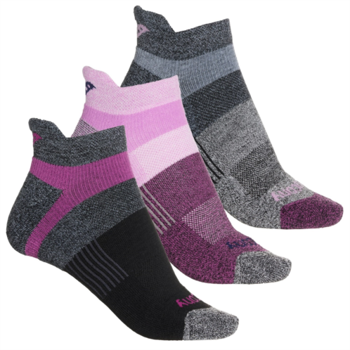 Saucony Inferno Cushion Tab No-Show Socks - 3-Pack, Below the Ankle (For Women)