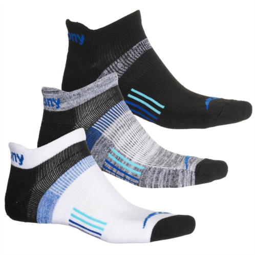 Saucony Odyssey High-Performance No-Show Socks - 3-Pack, Below the Ankle (For Men)