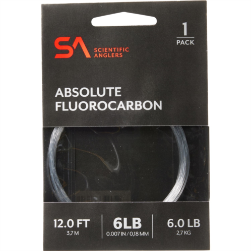 Scientific Anglers Absolute Fluorocarbon Leader - 12, 6 lb.