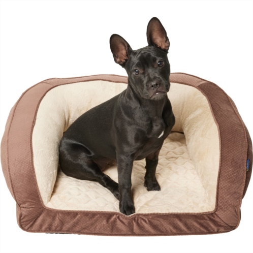 Serta Medium Quilted Couch Dog Bed - 28x21”