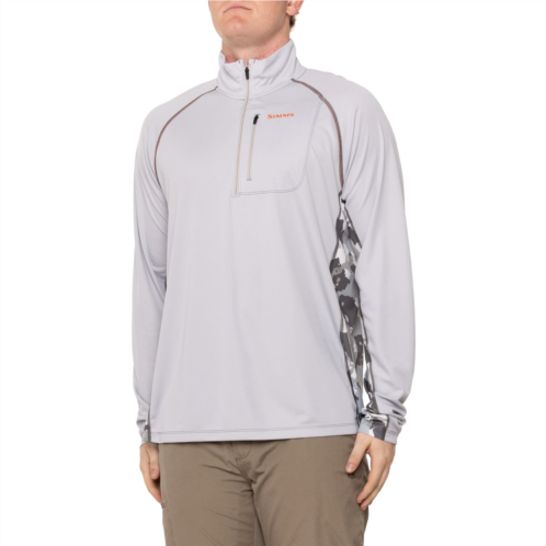 Simms Challenger Solar Shirt - UPF 30+, Zip Neck, Long Sleeve
