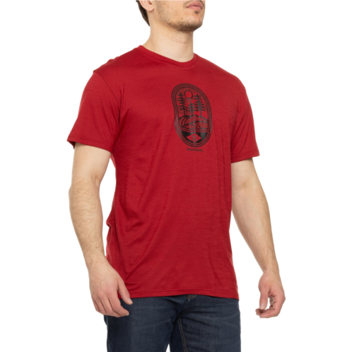 SmartWool Mountain Trail Graphic T-Shirt - Merino Wool, Short Sleeve