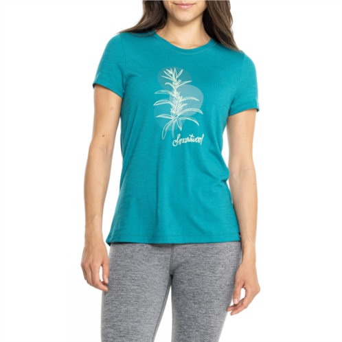 SmartWool Sage Plant Graphic T-Shirt - Merino Wool, Short Sleeve