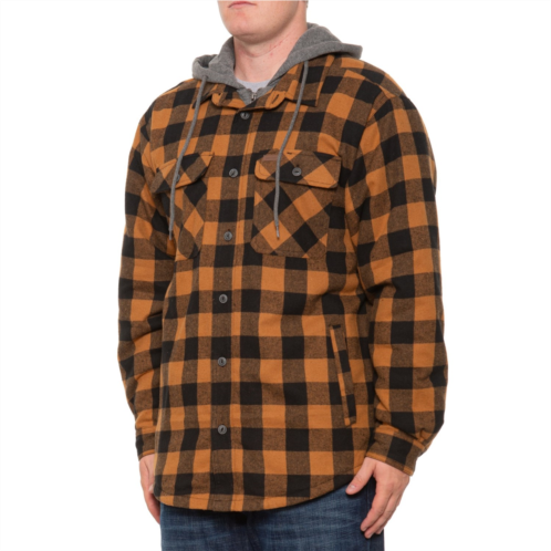 Smith  s Workwear Plaid Sherpa-Lined Shirt Jacket