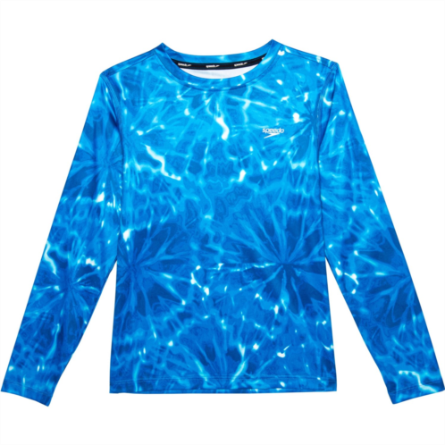 Speedo Boys Printed Swim Shirt - UPF 50+, Long Sleeve
