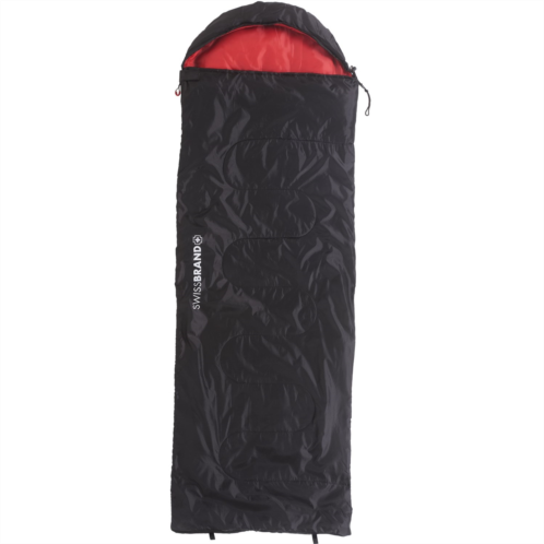 SWISS BRAND 50°F Hooded Sleeping Bag - Rectangular