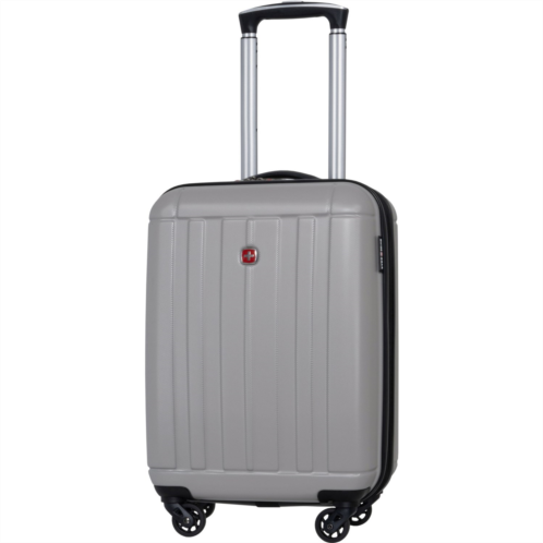 Swiss Gear 19” 6297 Spinner Carry-On Suitcase - Hardside, Expandable, Silver
