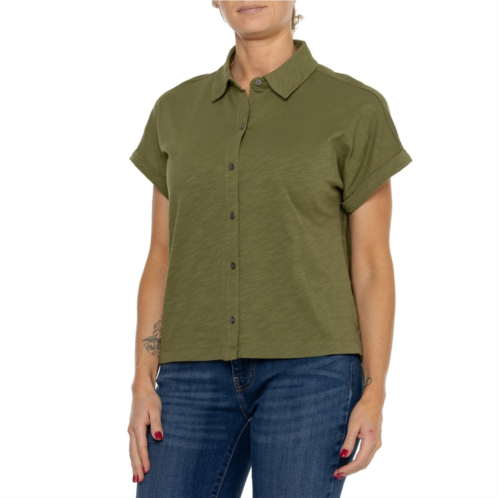 Telluride Clothing Company Button-Up Dolman Shirt - Short Sleeve