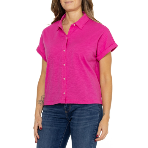 Telluride Clothing Company Button-Up Dolman Shirt - Short Sleeve